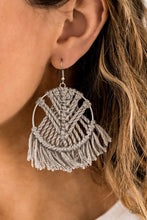 Load image into Gallery viewer, All About Macrame - Silver freeshipping - Sassy Sparkles $5 Jewelry
